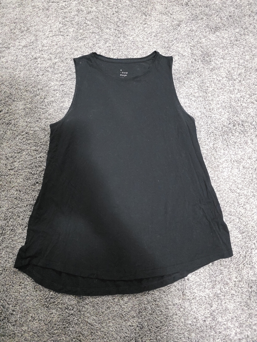 a new day Black Sleeveless Scoop-Neck Tank